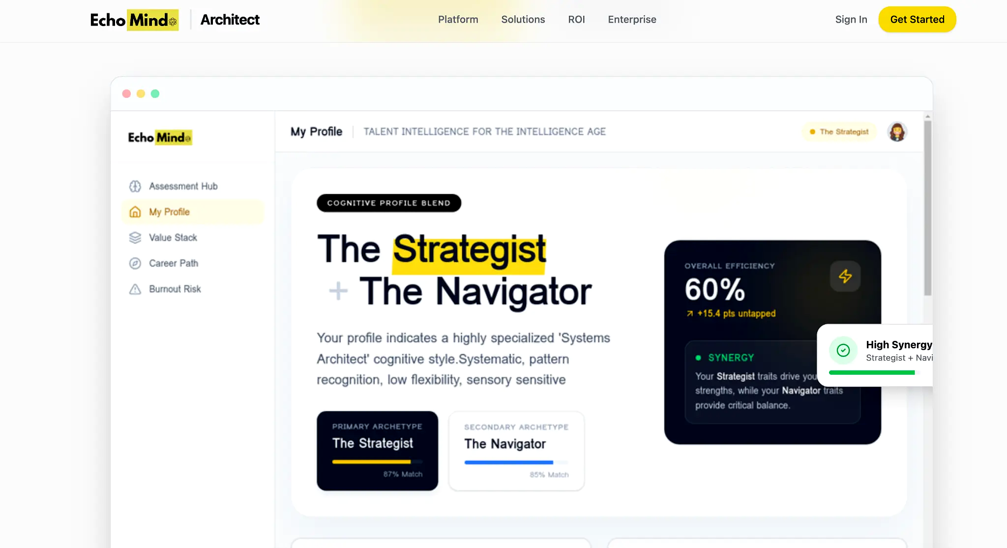 EchoMind Architect Dashboard